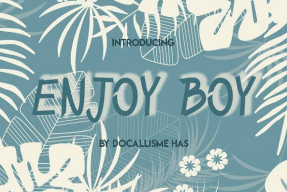 Enjoy Boy Font