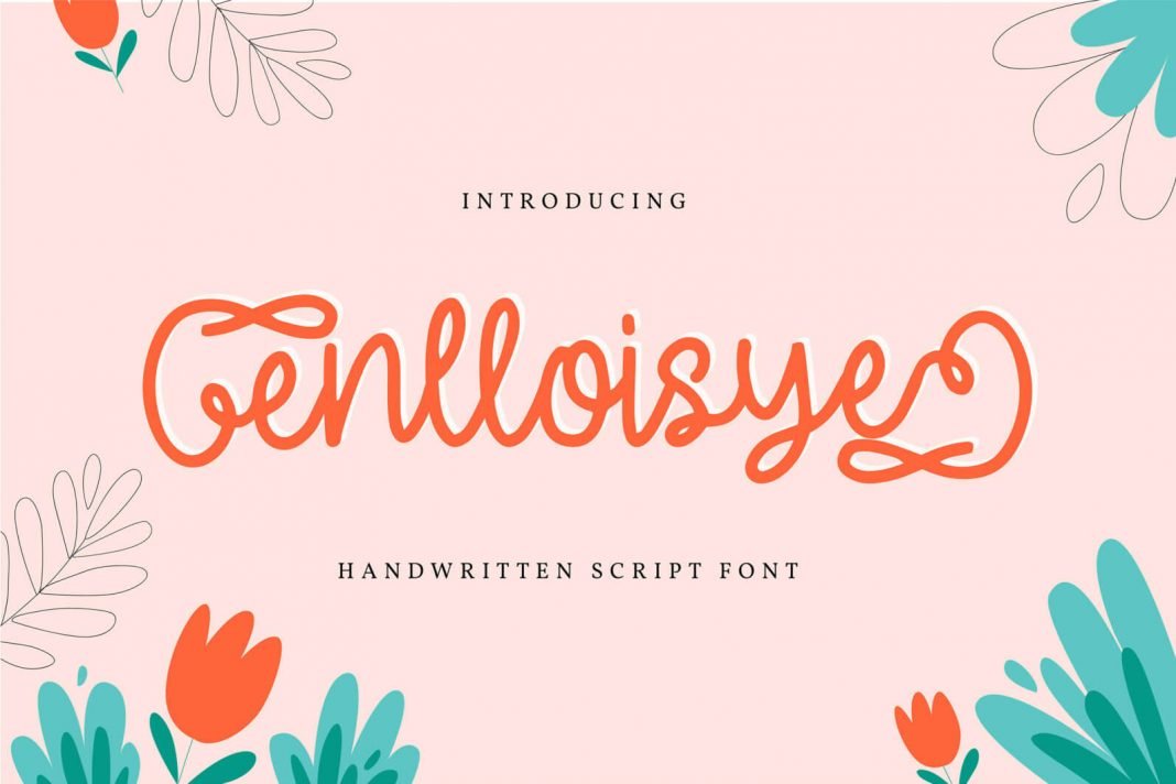 Enlloisye Handwritten Script Font