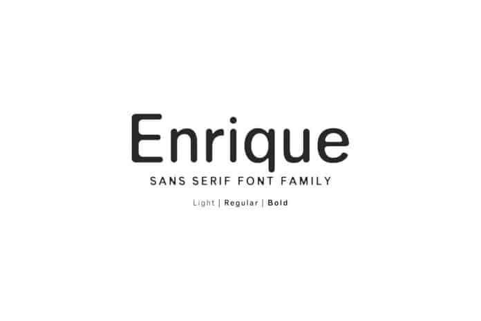 Enrique Sans Serif Font