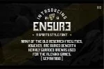 Ensure font
