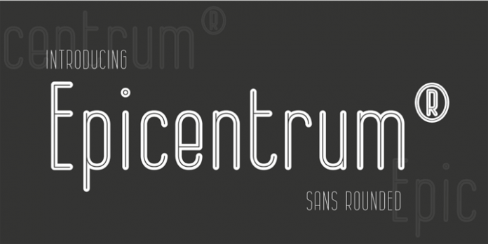 Epicentrum Modern Geometric Font