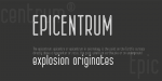 Epicentrum Modern Geometric Font
