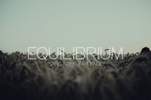 Equilibrium Font