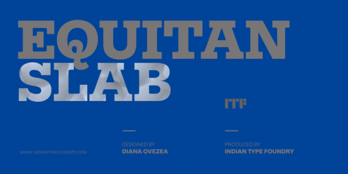 Equitan Slab Font