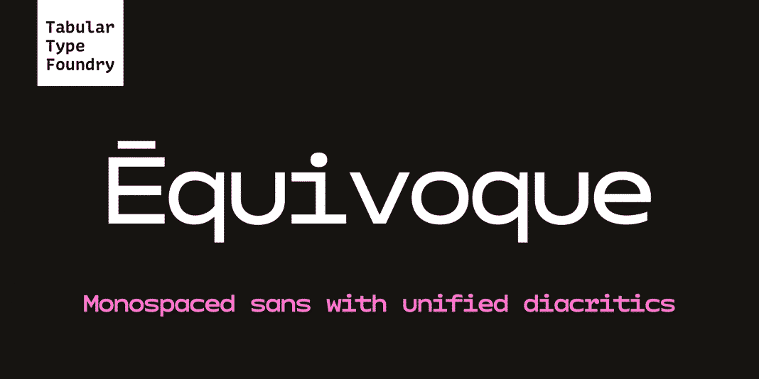 Équivoque Font