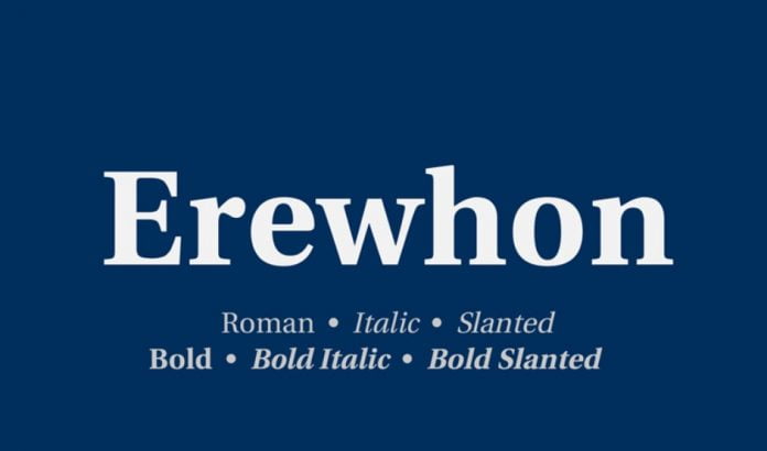 Erewhon family Font