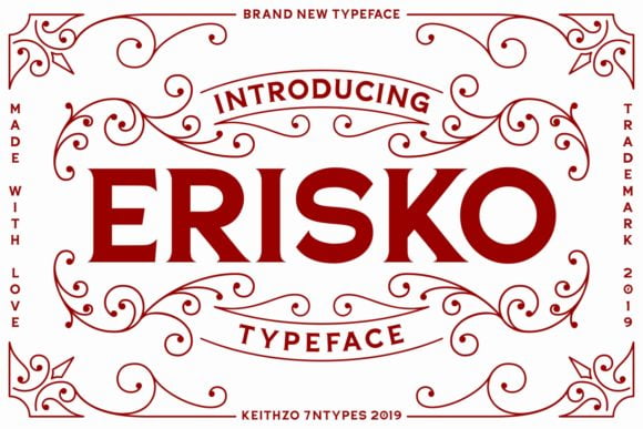 Erisko font