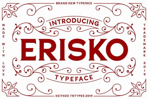 Erisko font