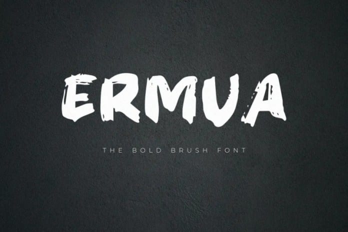Ermua - Bold Brush Font