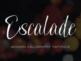 Escalade Typeface