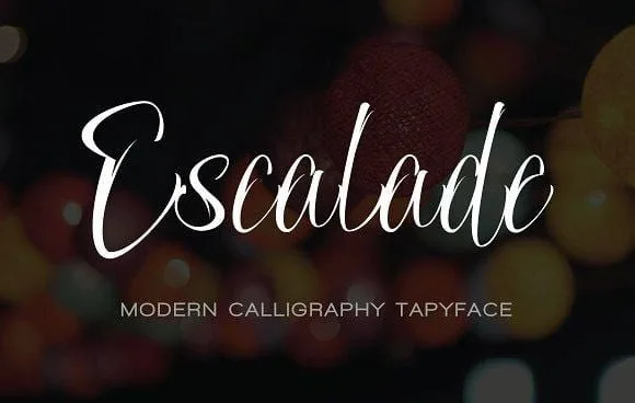 Escalade Typeface Escalade Typeface