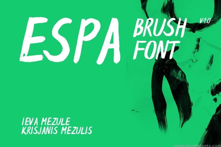 Espa Brush Font Free Download