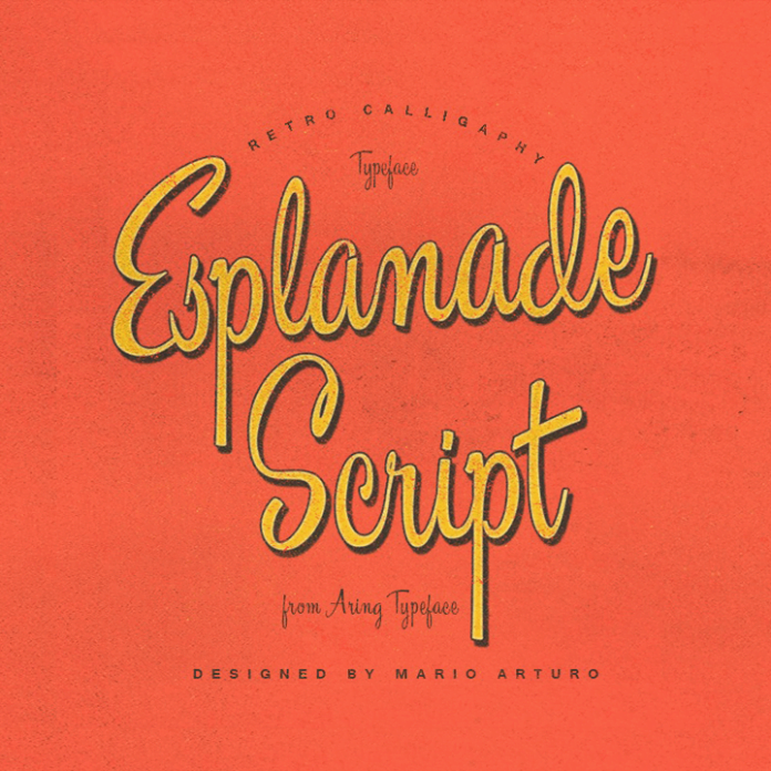 Esplanade Script font