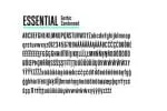 Essential Gothic Condensed Font