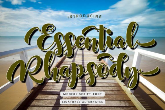 Essential Rhapsody Font