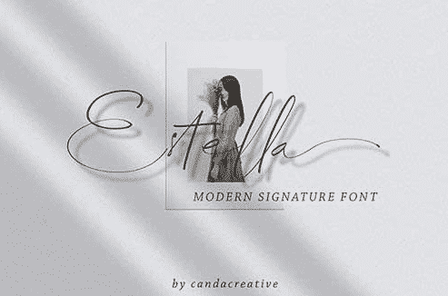 Estella - Modern Signature Script Font