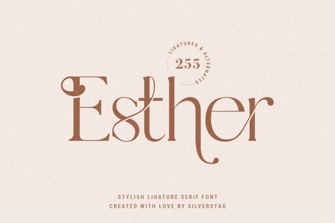 Esther - Stylish Ligature Serif font