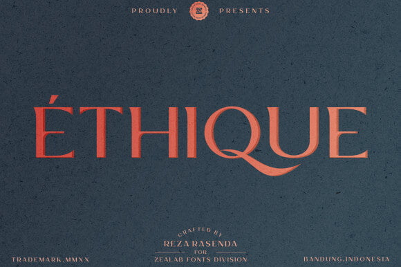 Ethique Font