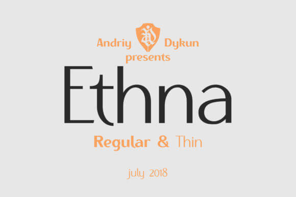 Ethna Family Font