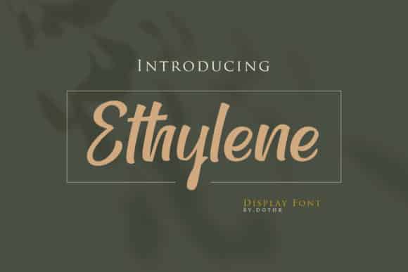 Ethylene Font