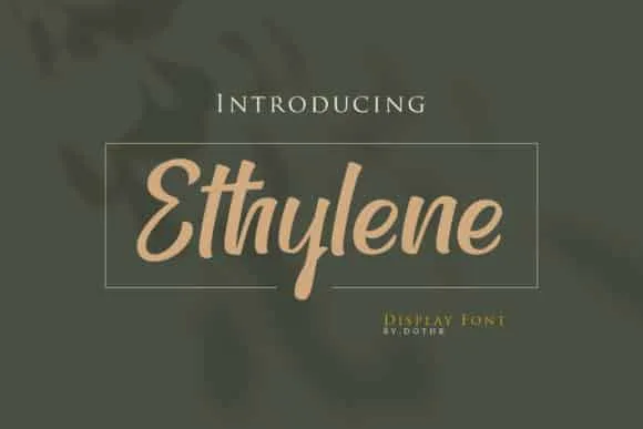 Ethylene Font1 Ethylene Font