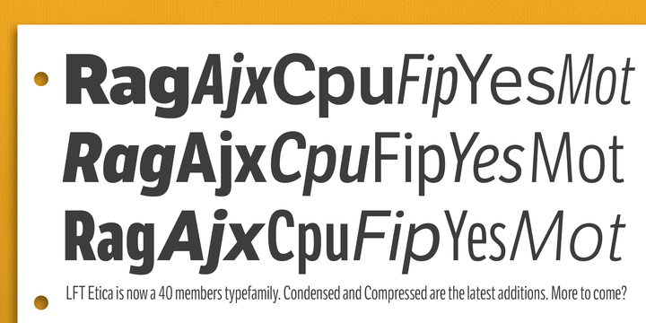 Etica Font