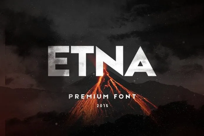 Etna Sans Serif Typeface Font