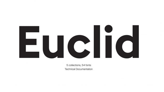 Euclid Fonts Families Collection