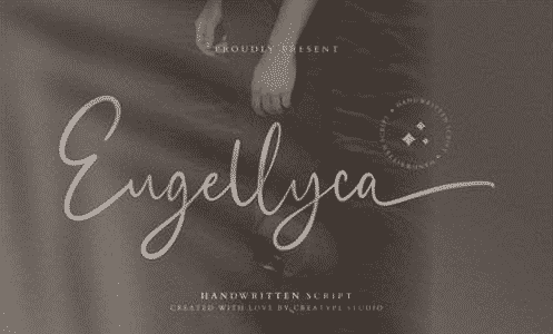 Eugellyca Handwritten Script Typeface Font