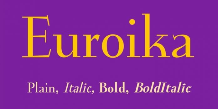 Euroika Font