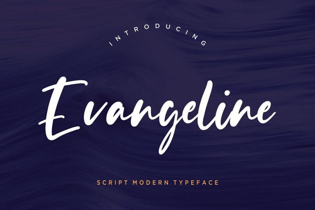 Evangeline Modern Script