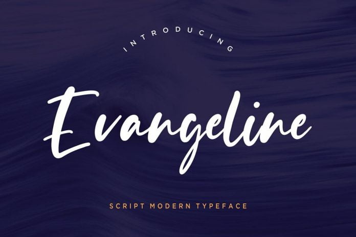 Evangeline Modern Script