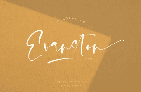 Evanston Font