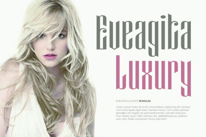 Eveagita Luxury Font