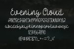 Evening Cloud Font