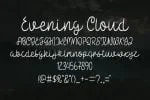 Evening Cloud Font
