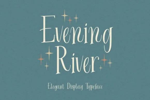 Evening River Font