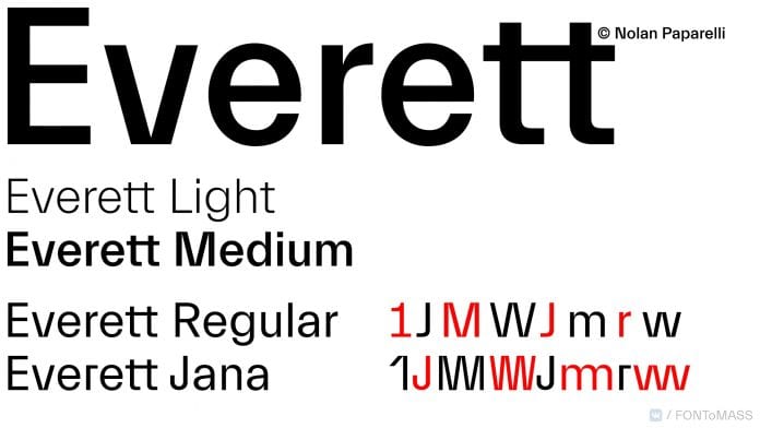 Everett Font