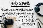 Every Summer Script Font