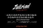 Evitrian Font