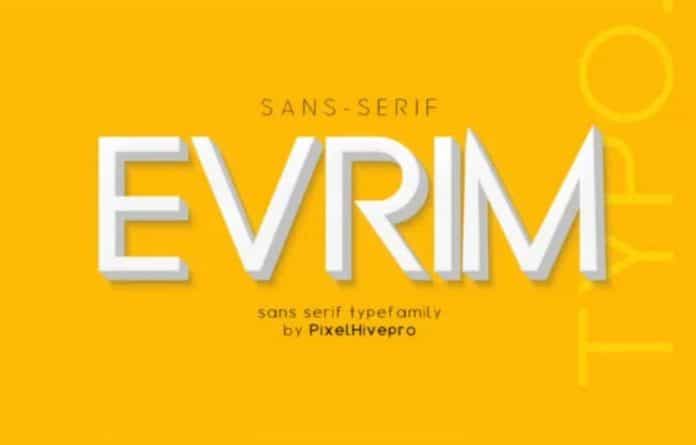 Evrim family Font