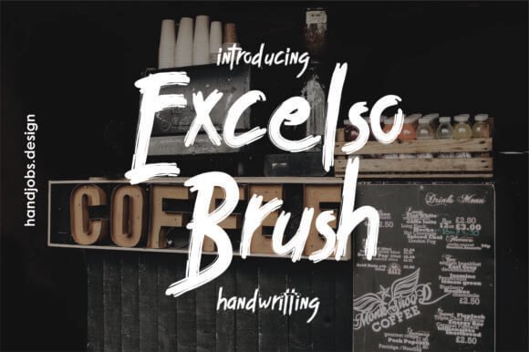 Excelco Brush Font