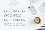 Exco Sans Font