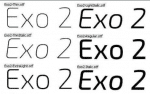 Exo 2 - Geometric Sans Serif Font [18-Weights]