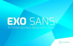Exo Sans - A Contemporary Geometric Font Family
