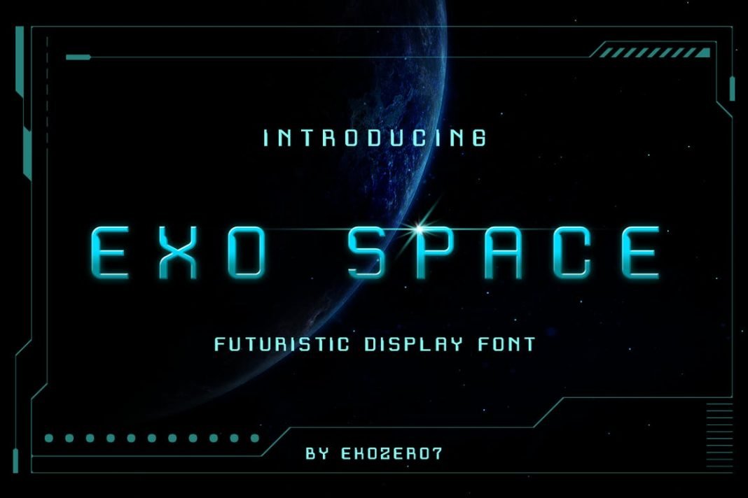 Exo Space Futuristic Display Font