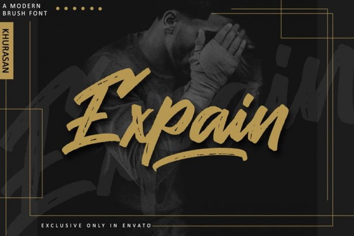 Expain Brush Font
