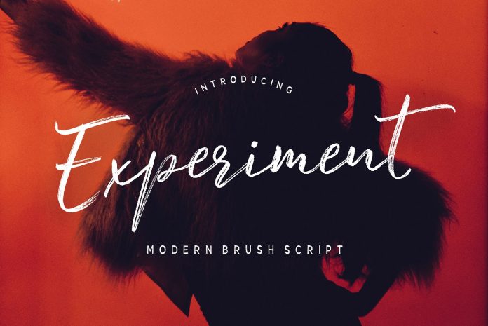 Experiment Brush Font