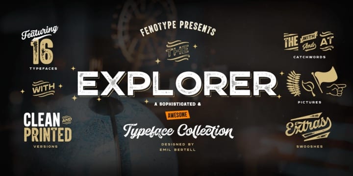 Explorer Font Families