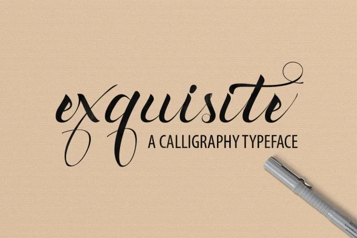 Exquisite Typeface Exquisite Typeface